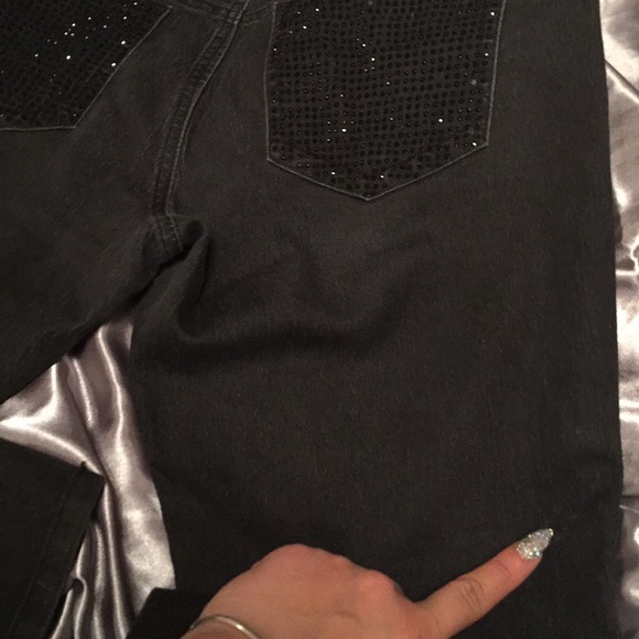 Indigo off black skinny jeans size 11 - Picture 5 of 5